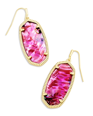 Shop Kendra Scott Elle Earrings In Light Burgundy Illusion