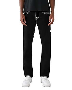 Ricky Super T Flap Straight Fit Jeans in Body Rinse Black