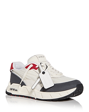 Shop Off-white Men's Runner A Low Top Sneakers In White/red