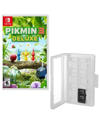 Pikmin 3 Deluxe Game with Game Caddy - Switch