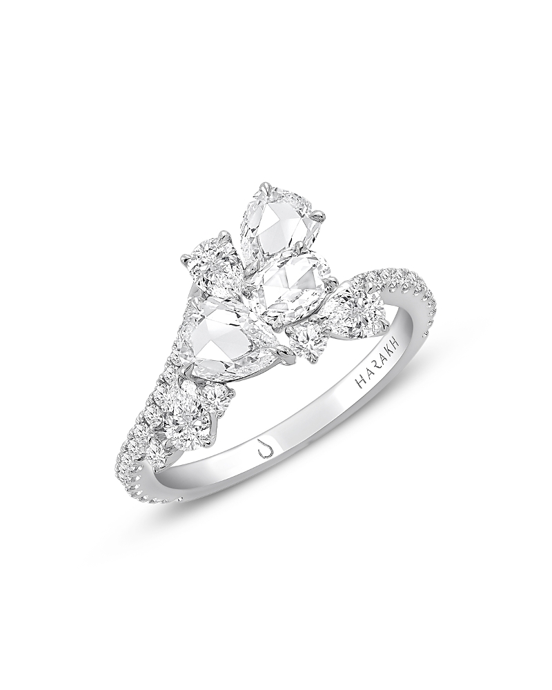 HARAKH DIAMOND SCATTER RING IN 18K WHITE GOLD, 1.65 CT. T. W.