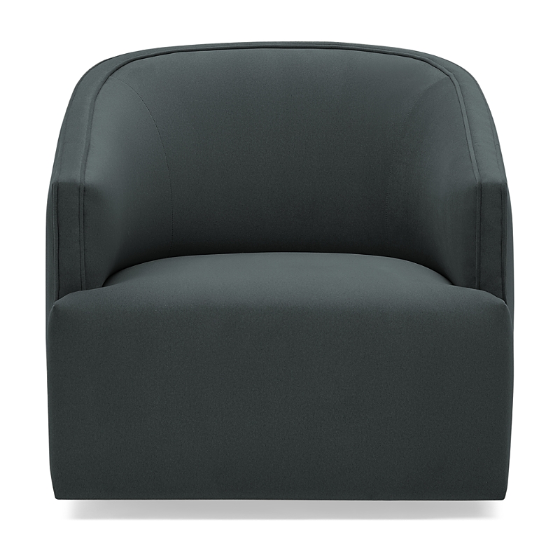 Massoud Coppell Swivel Chair In Aries Flannel