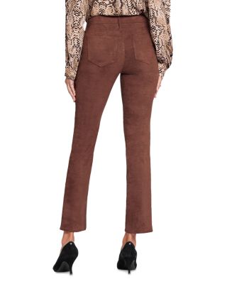 Sheri Stretch Faux Suede Slim Pants