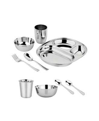 Ahimsa - Unisex Dine & Develop Mealtime 9 Pieces Set - Ages 6 months+