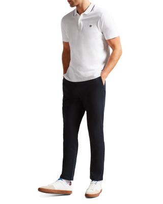 Haydae Slim Fit Textured Chino Pants