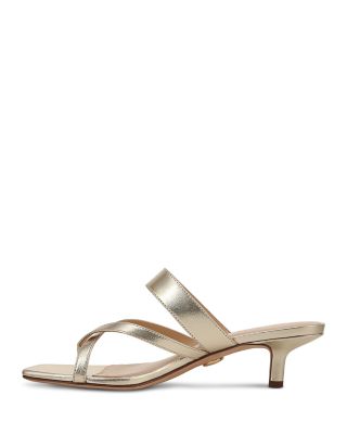 Women's Alanis Strappy Slip On Mid Heel Sandals