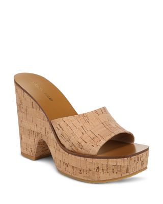 Veronica Beard - Women's Paulita Slip On Platform High Heel Sandals