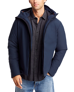 Save The Duck Sabal Hooded Jacket In Blue Black