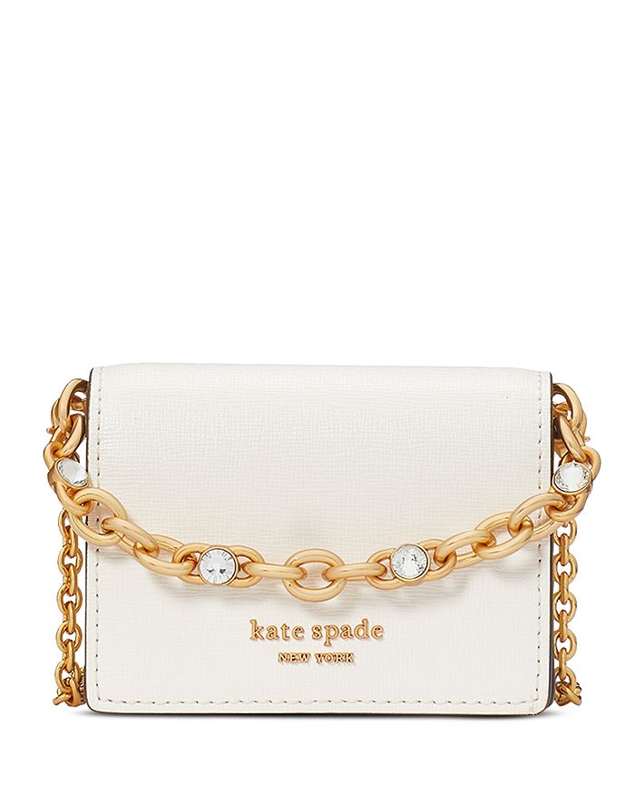 kate spade new york morgan leather wallet on a chain