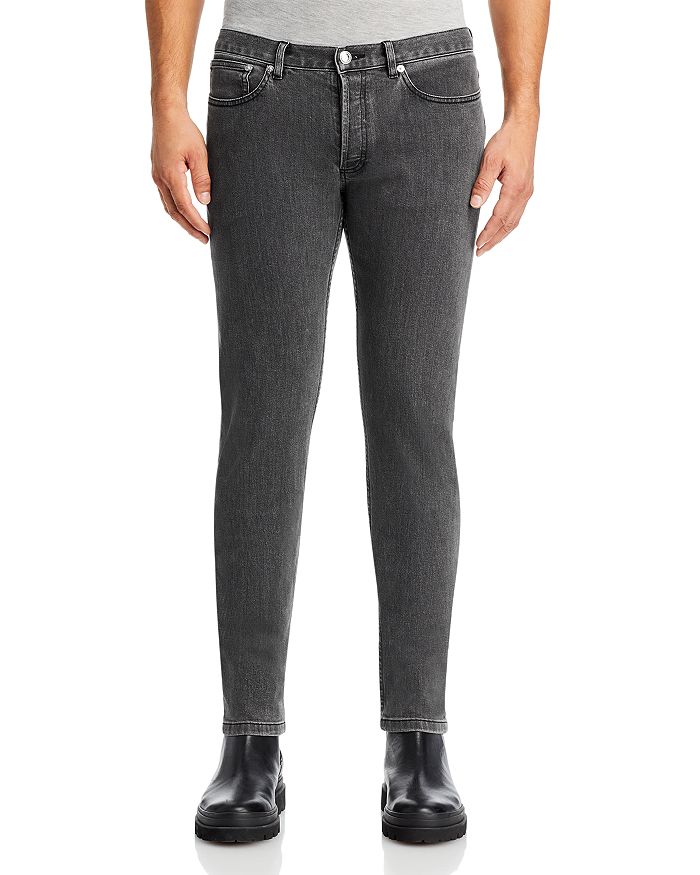A.P.C. Petit New Standard Slim Fit Jeans in Washed Black | Bloomingdale's