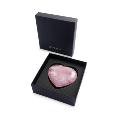 The Cuore Rose Quartz Gemstone Heart