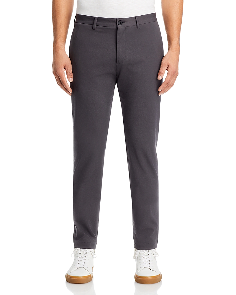 Theory Zaine Neoteric Slim Fit Pants In Dark Gray