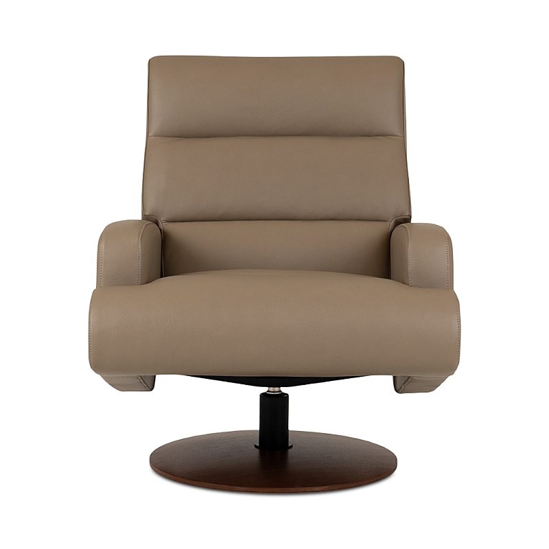 American Leather Lennox Comfort Relax Reclining Chair In Bison Champagne