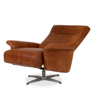 Harlowe Leather Swivel Recliner