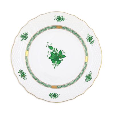 Herend - Chinese Bouquet Green Service Plate