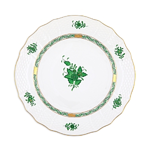 Herend Chinese Bouquet Green Service Plate