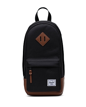 Herschel Supply Co Heritage Shoulder Bag In Black/tan