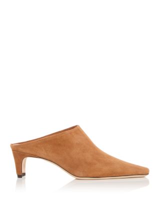 Women&#39;s Wally Suede Mid Heel Mules