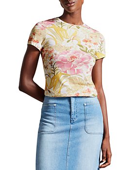 Ted Baker - Floral Printed Fitted Tee