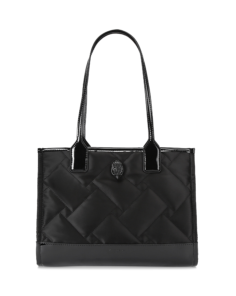 Kurt Geiger Recycled Square Shopper Tote In Black/black