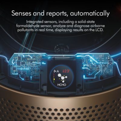 Purifier Hot+Cool Formaldehyde HP09 | Nickel/Gold