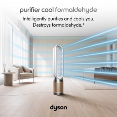 Purifier Cool Fan Formaldehyde TP09 | Nickel/Gold