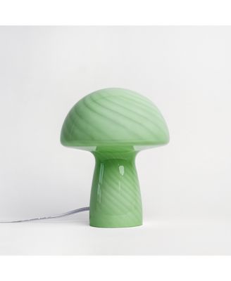 Humber - Petite Close Top Glass Mushroom Lamp