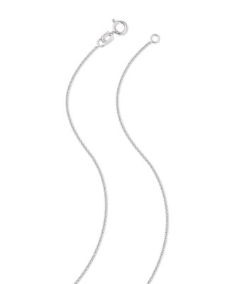 Diamond Rose Flower Openwork Pendant Necklace in 14K White Gold, 0.30 tcw