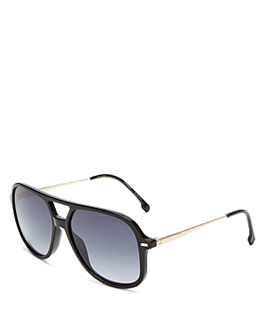 Carrera Aviator Sunglasses, 58mm In Black/gray Gradient
