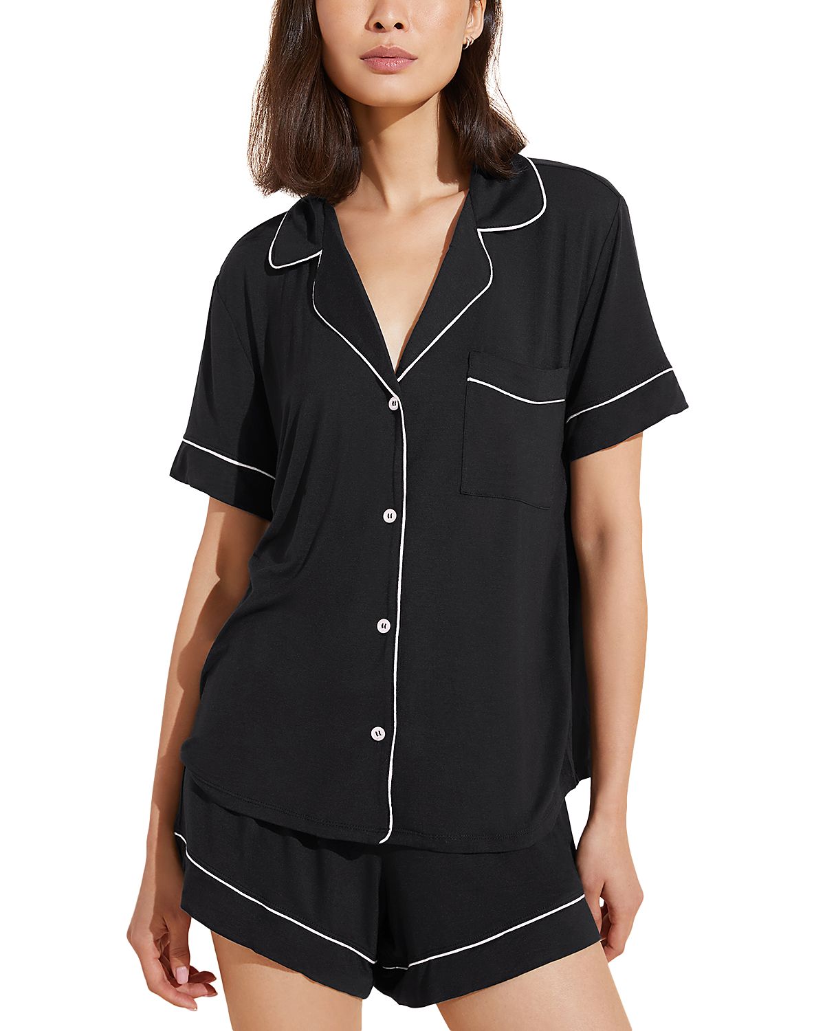 Eberjey Gisele Relaxed Short Sleeve Top & Shorts