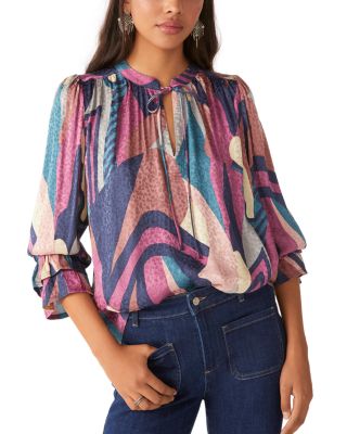 Ba&sh Wim Tie Neck Blouse | Bloomingdale's