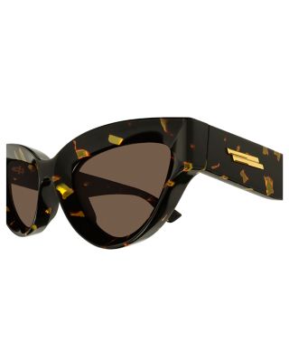 Edgy Cat Eye Sunglasses, 53mm