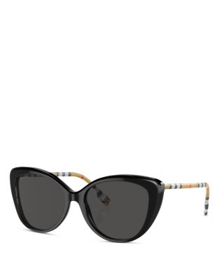 Burberry - Cat Eye Check Sunglasses, 54mm