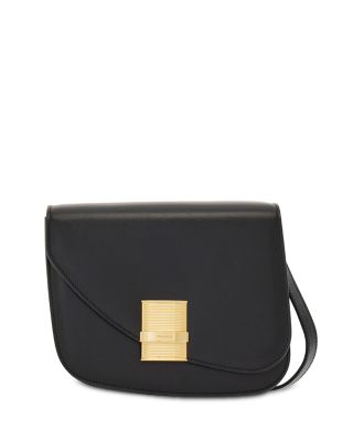 Ferragamo - Fiamma Small Leather Crossbody Bag