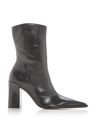 Women's Raffaela Pointed Toe High Block Heel Booties