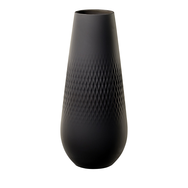 Villeroy & Boch Collier Noir Vase Carre No. 3 In Black
