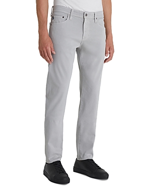 AG EVERETT STRAIGHT FIT TWILL trousers IN FLORENCE FOG