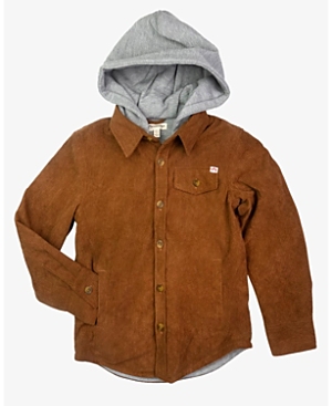 Shop Appaman Boys' Glen Hooded Shirt - Little Kid, Big Kid In Sierra