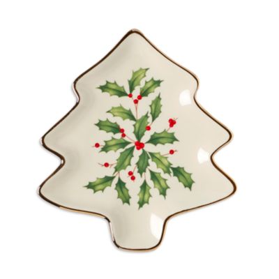 Hosting The Holidays Tree Plate