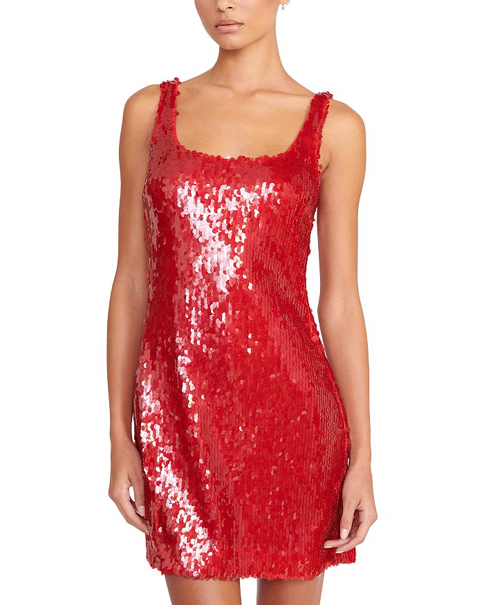 STAUD Eclipse Sequined Mini Dress | Bloomingdale's