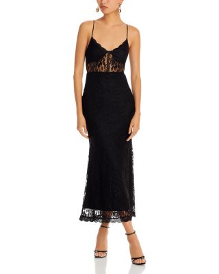 AQUA - Lace Corset Slip Dress - Exclusive