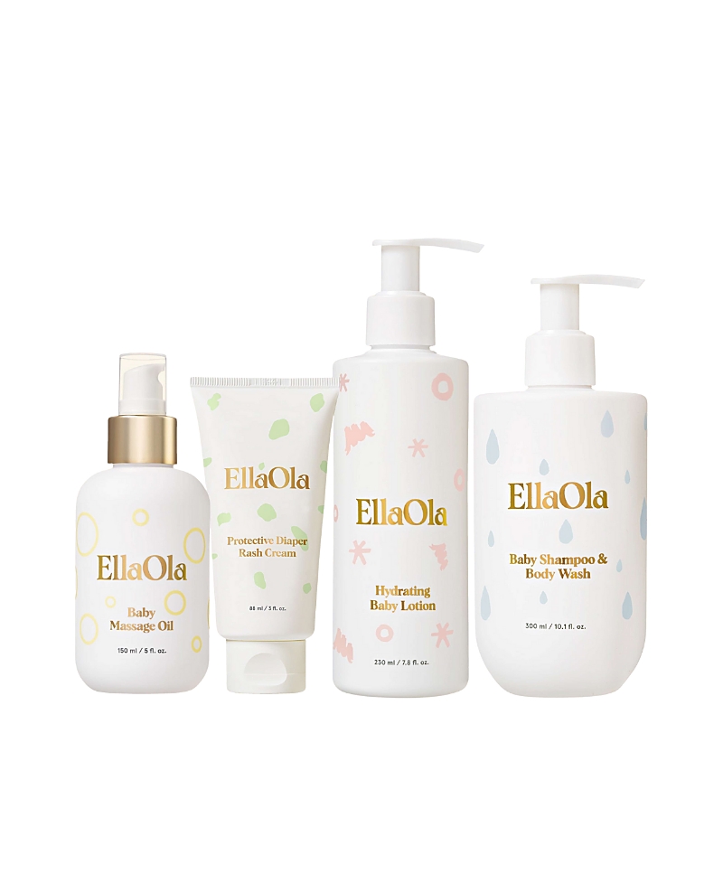 Shop Ellaola Unisex The Essential Skincare Bundle (4 Pieces) - Baby In White