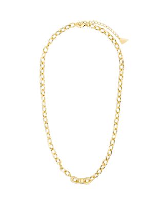Sterling Forever Reina Necklace in 14K Gold Plated or Rhodium Plated, 16