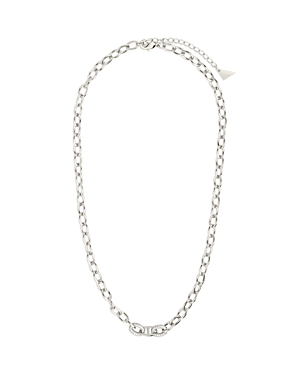 Sterling Forever Reina Necklace In 14k Gold Plated Or Rhodium Plated, 16 In White