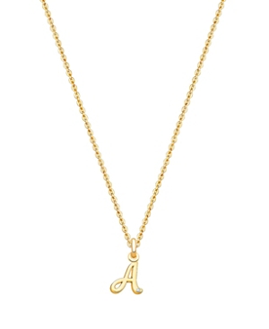 Tiny Blessings Girls' 14k Gold Diamond Initial 13-14 Necklace - Baby, Little Kid, Big Kid In 14k Gold - A