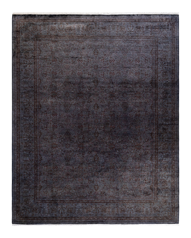 Bloomingdale's Fine Vibrance M1205 Area Rug, 8'1 X 10'1 In Silver