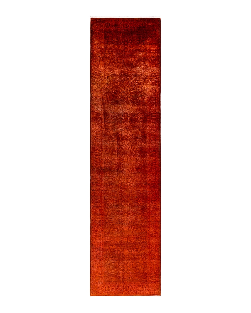 Bloomingdale's Fine Vibrance M1479 Runner Area Rug, 3'1 X 13' In Orange