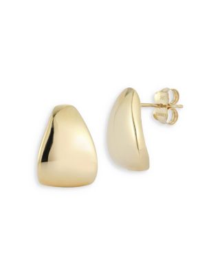 Bloomingdale's Fine Collection - 14K Yellow Gold Bold Wave Statement Stud Earrings - Exclusive