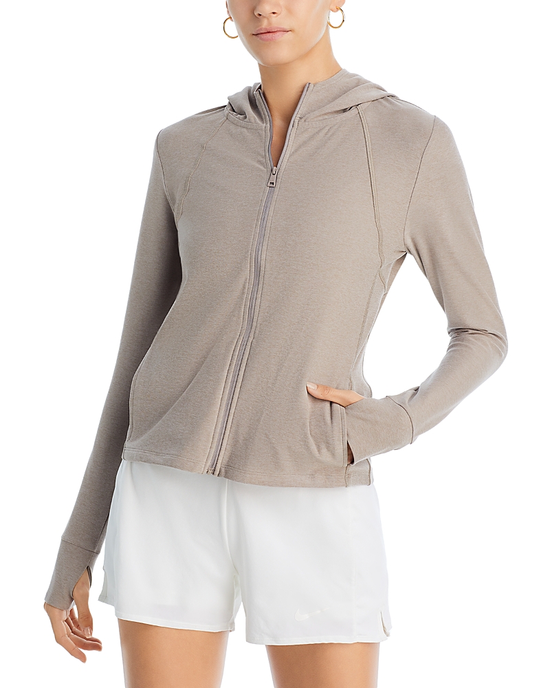 Beyond Yoga Space Dyed High Energy Hoodie In Birch Heather