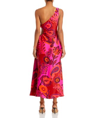 Bold Floral Midi Dress - Exclusive 